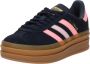 Adidas Originals Gazelle Bold sneakers donkerblauw roze - Thumbnail 2