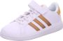 Adidas Sportswear Grand Court Sustainable Lifestyle Court Schoenen met Elastische Veters en Klittenband Kinderen Wit - Thumbnail 4