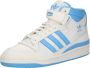 Adidas Mid-Top Forum Sneakers in Wit Blauw - Thumbnail 3