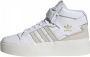 Adidas Originals Forum Bonega Mid Womens Ftwwht Orbgry Cbrown Schoenmaat 38 2 3 Sneakers GZ4293 - Thumbnail 4