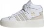 Adidas Originals Forum Bonega Mid Womens Ftwwht Orbgry Cbrown Schoenmaat 36 2 3 Sneakers GZ4293 - Thumbnail 4