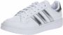 Adidas Team Court W Lage sneakers Leren Sneaker Dames Wit - Thumbnail 5