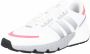 Adidas Originals ZX 1K Boost Schoenen Cloud White Silver Metallic Hazy Rose Dames - Thumbnail 7