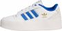 Adidas Nieuwe leren sneakers voor dames met synthetische voering en rubberen zool White Dames - Thumbnail 3