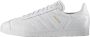 Adidas Originals Gazelle Cloud White Cloud White Gold Metallic- Cloud White Cloud White Gold Metallic - Thumbnail 3