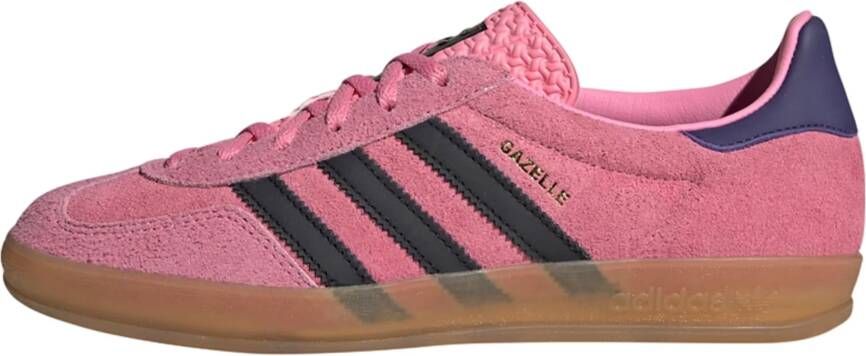 Adidas Originals Gazelle Indoor W Sneaker Gazelle bliss pink core black collegiate purple maat: 36 2 3 beschikbare maaten:36 2 3 38 40 2 3 - Foto 12