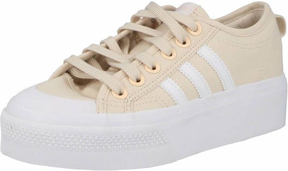 Adidas Nizza Platform Low Dames Schoenen Beige Textil, Synthetisch Maat 42  2/3 Foot Locker - Schoenen.nl
