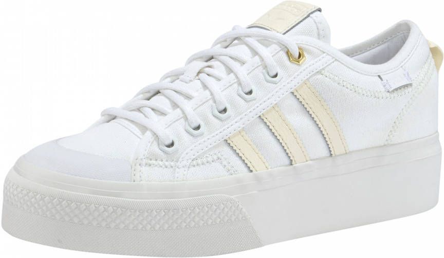 Adidas Originals Nizza Platform Schoenen Cloud White Cream White Crystal White Dames