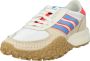 Adidas Kristal Witte Lage Sneaker Blauw Rood Multicolor - Thumbnail 2