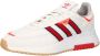 Adidas ORIGINALS Retropy F2 Sneakers Core White Better Scarlet Solar Red Heren - Thumbnail 3