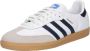 Adidas Originals Samba OG Cloud White Night Indigo Gum- Cloud White Night Indigo Gum - Thumbnail 4