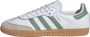Adidas Originals Samba OG Junior Cloud White Silver Green Gum Cloud White Silver Green Gum - Thumbnail 5