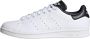 Adidas Stan Smith Lage Sneaker Wit Zwart White Heren - Thumbnail 3