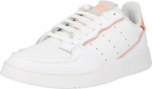 Adidas Originals Supercourt sneakers wit ecru roze
