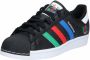 Adidas Originals Superstar Heren Sneakers sport casual schoenen Zwart FU9520 - Thumbnail 5