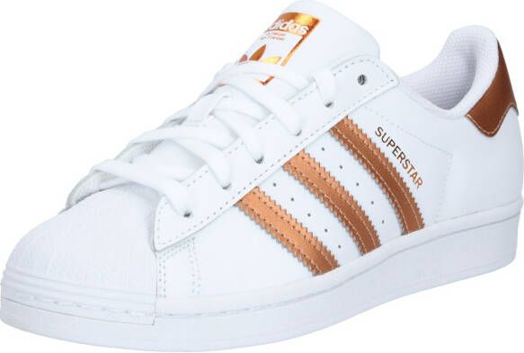 Adidas Originals Witte Leren Sneakers met Contrast Inzetstukken White Dames - Foto 14