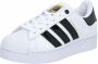 Adidas Superstar Bold W Dames Sneakers Ftwr White Core Black Gold Met - Thumbnail 6