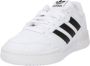 Adidas Originals Team Court 2 Streat sneakers wit zwart Leer 35 1 2 - Thumbnail 3