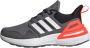 Adidas Sportswear Rapidasport Bounce Sport Running Veterschoenen Kinderen Grijs - Thumbnail 3