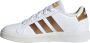 Adidas Sportswear Grand Court 2.0 sneakers wit matgoud Imitatieleer 39 1 3 - Thumbnail 4