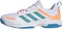 Adidas Perfor ce Ligra 7 zaalsportschoenen wit oranje blauw groen - Thumbnail 3