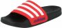 Adidas Perfor ce Adilette Shower badslippers zwart wit rood Rubber 34 - Thumbnail 5