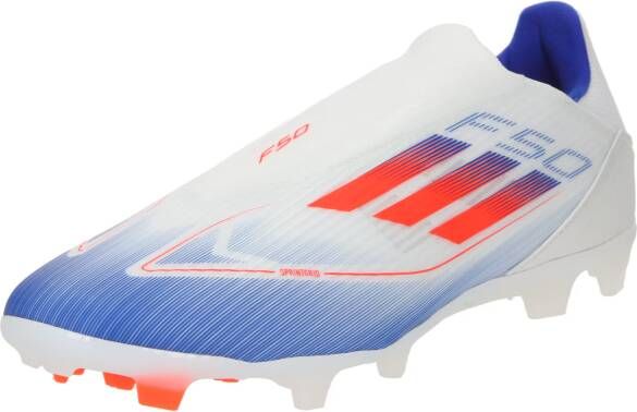 Adidas F50 League Laceless FG Cloud White Solar Red Lucid Blue- Dames Cloud White Solar Red Lucid Blue - Foto 6