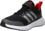 Adidas Sportswear FortaRun 2.0 Cloudfoam Schoenen met Elastische Veters en Klittenband Kinderen Zwart - Thumbnail 3