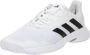 Adidas Performance CourtJam Control Tennisschoenen Unisex Wit - Thumbnail 2