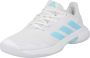 Adidas Court Jam Control Indoor Dames Sportschoenen Tennis White Blue - Thumbnail 4