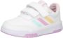 Adidas Sportswear Tensaur sneakers wit lichtblauw lila Jongens Meisjes Imitatieleer 19 - Thumbnail 6