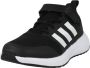 Adidas Sportswear FortaRun 2.0 Cloudfoam Schoenen met Elastische Veters en Klittenband Kinderen Zwart - Thumbnail 3