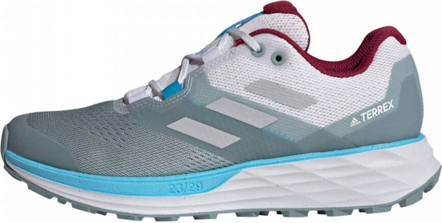 Adidas Terrex Two Flow Trail Running Unisex Schoenen Grey Mesh Synthetisch - Foto 2