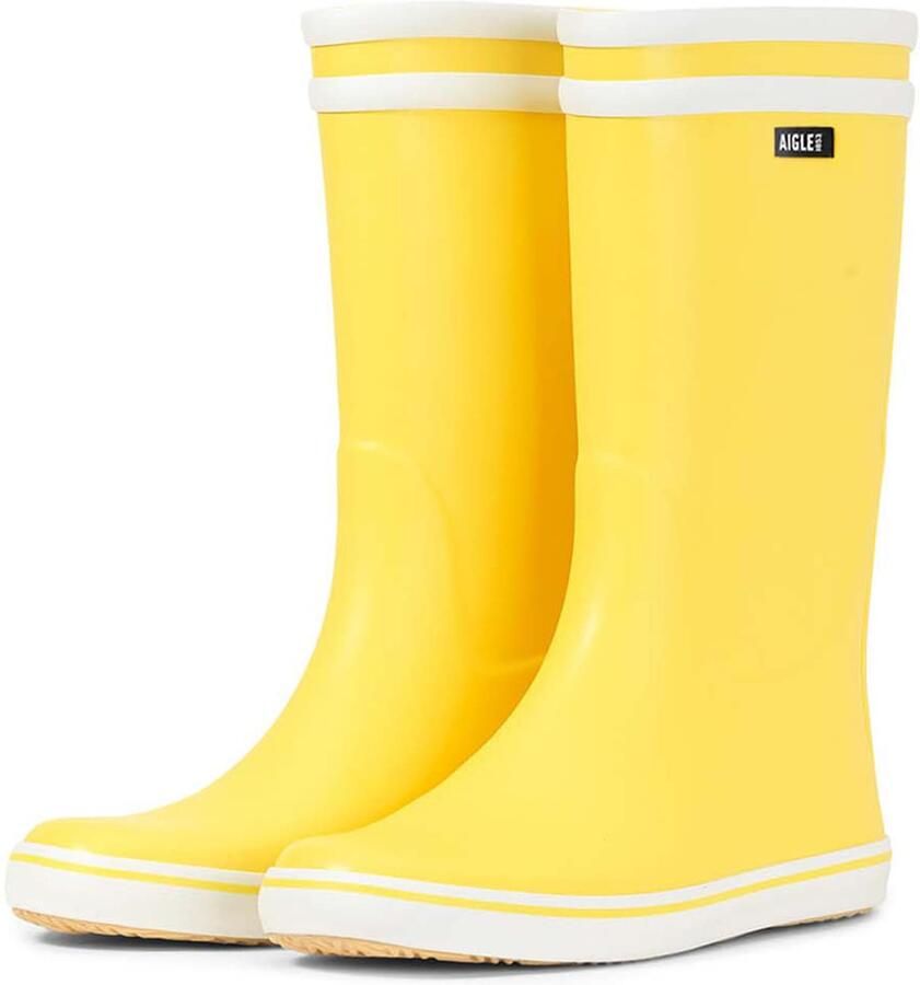 Aigle Malouine 2 Regenlaarzen Geel Vrouw - Foto 3