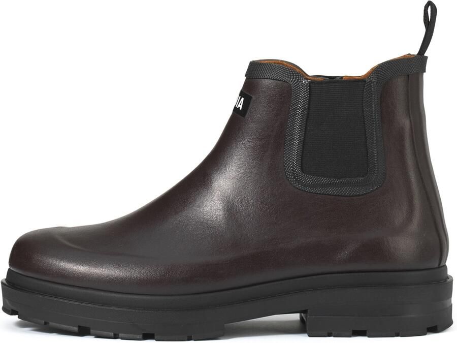 AIGLE Chelsea boots 'Rain Lt' donkerbruin