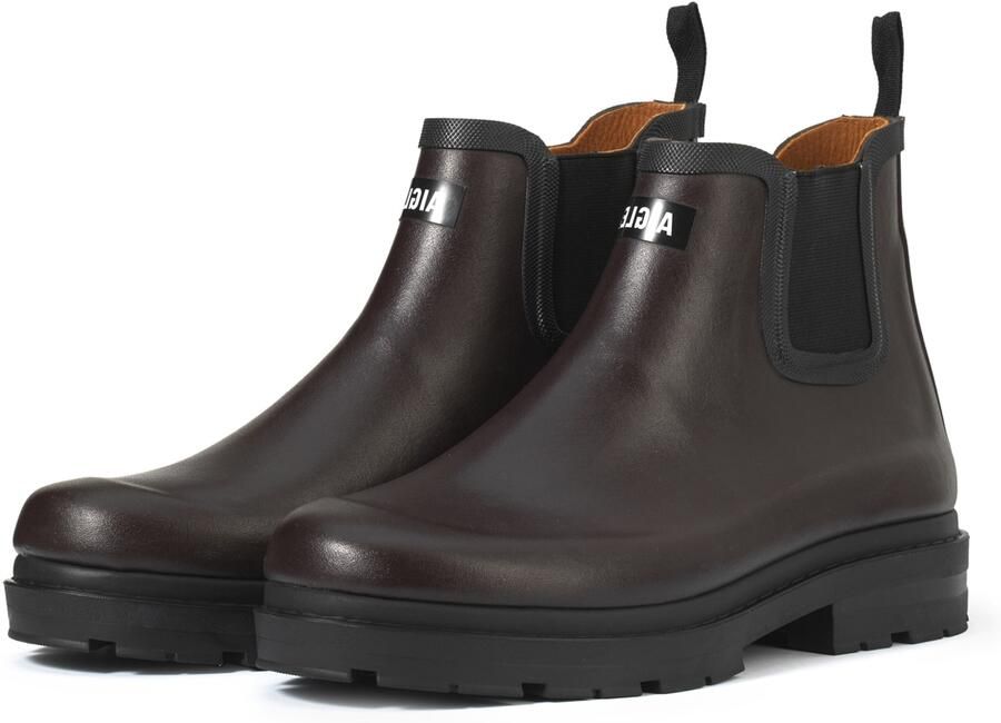 AIGLE Chelsea boots 'Rain Lt' donkerbruin - Foto 2