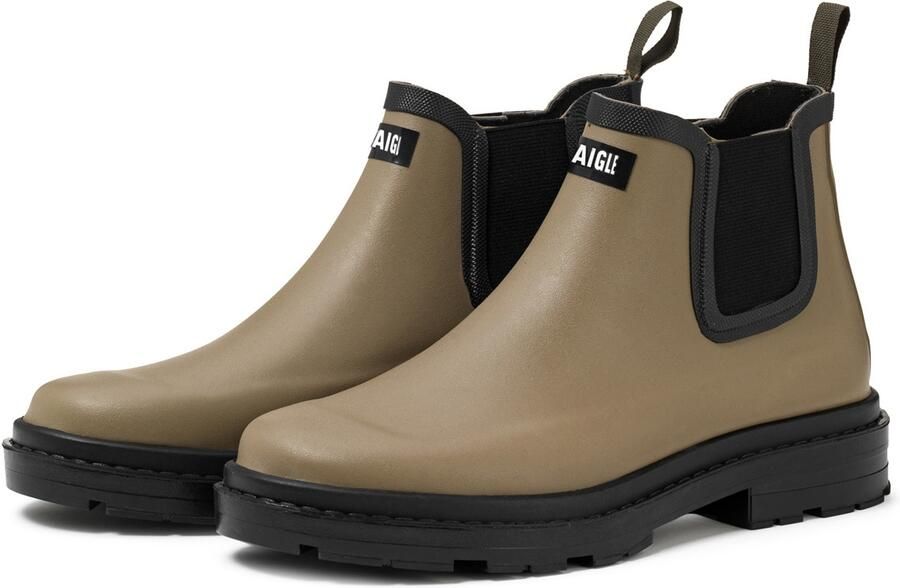 AIGLE Regenlaarzen 'CHELSEA RAIN' mokka zwart - Foto 2