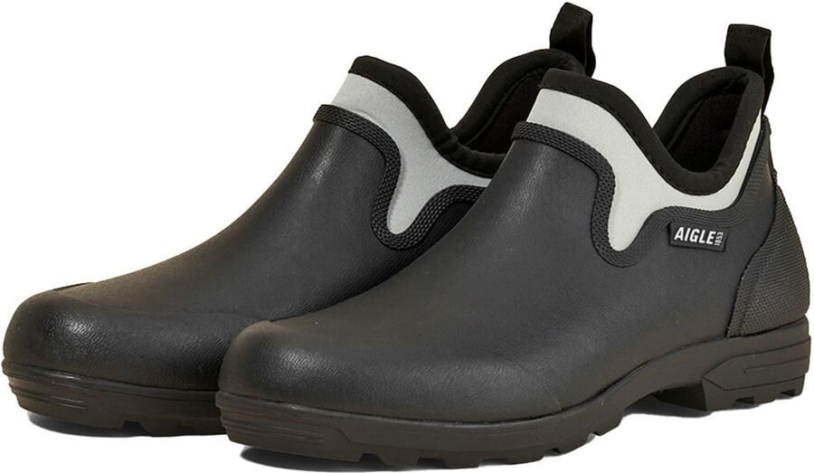 AIGLE Regenlaarzen 'Lessfor Plus' lichtgrijs zwart - Foto 2