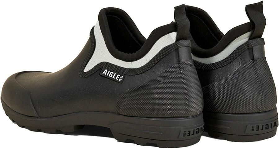 AIGLE Regenlaarzen 'Lessfor Plus' lichtgrijs zwart - Foto 4