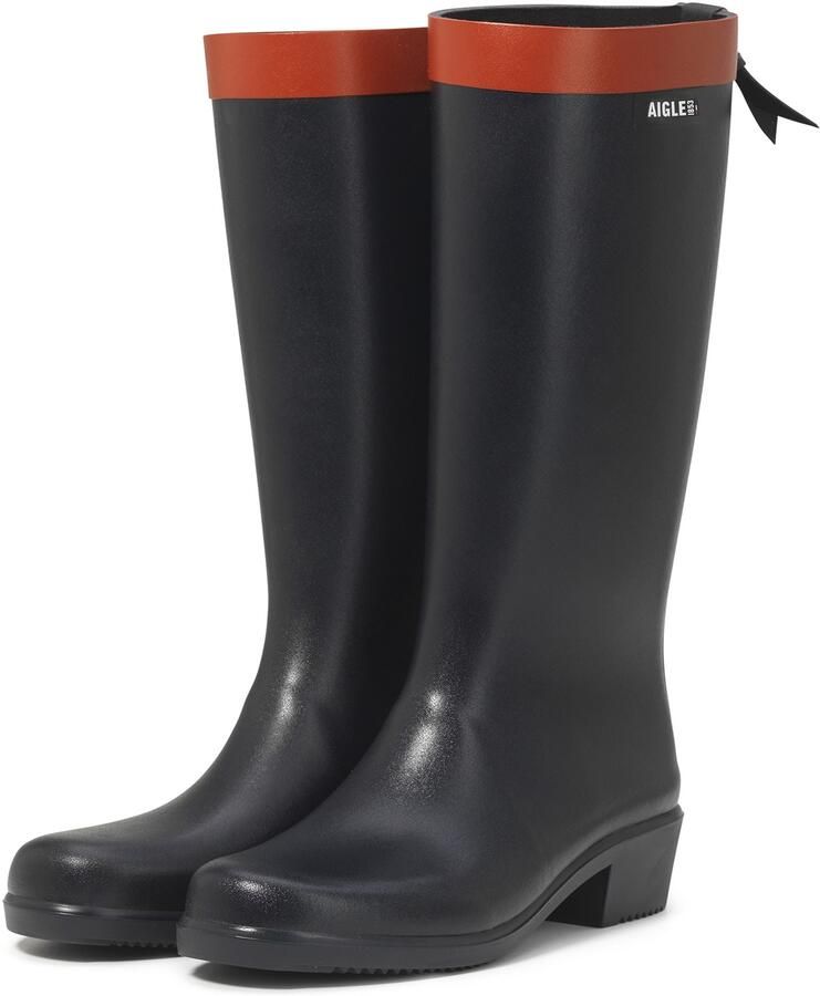 AIGLE Regenlaarzen 'Myrica' navy rood - Foto 3