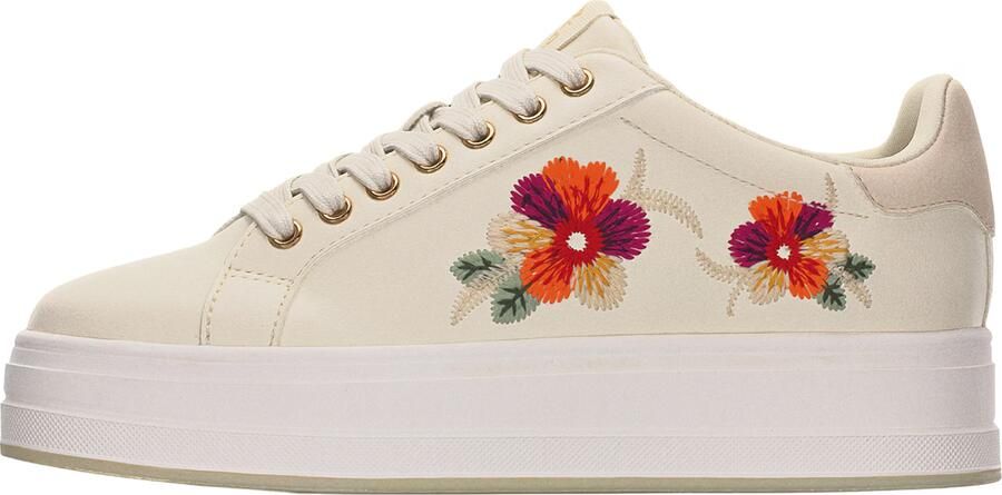 ALDO Sneakers laag 'GLENORAN' donkeroranje pink vuurrood offwhite