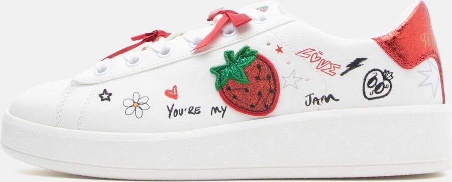ALDO Sneakers laag 'LOVE' groen rood wit