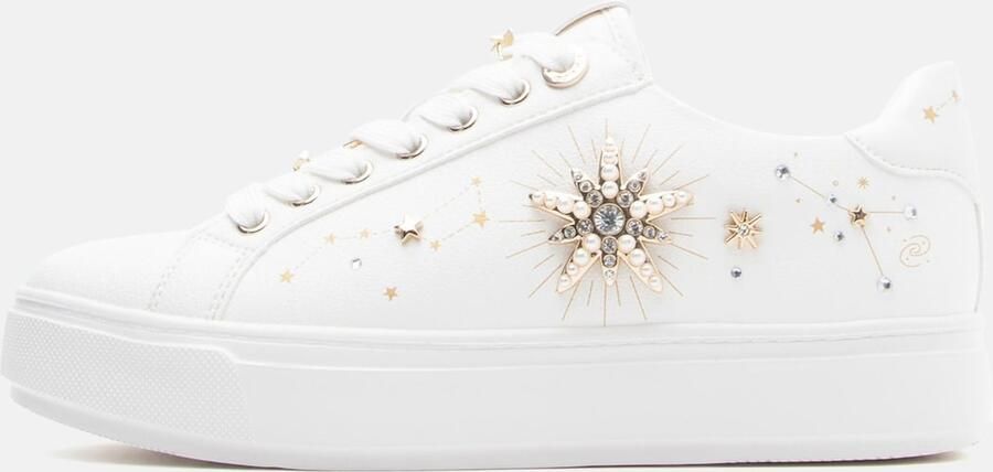 ALDO Sneakers laag 'STARBRIGHT' goud wit