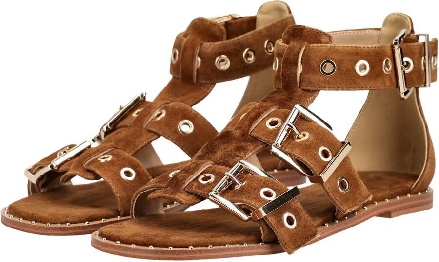 Alma En Pena Sandalen met riem beige bruin - Foto 5