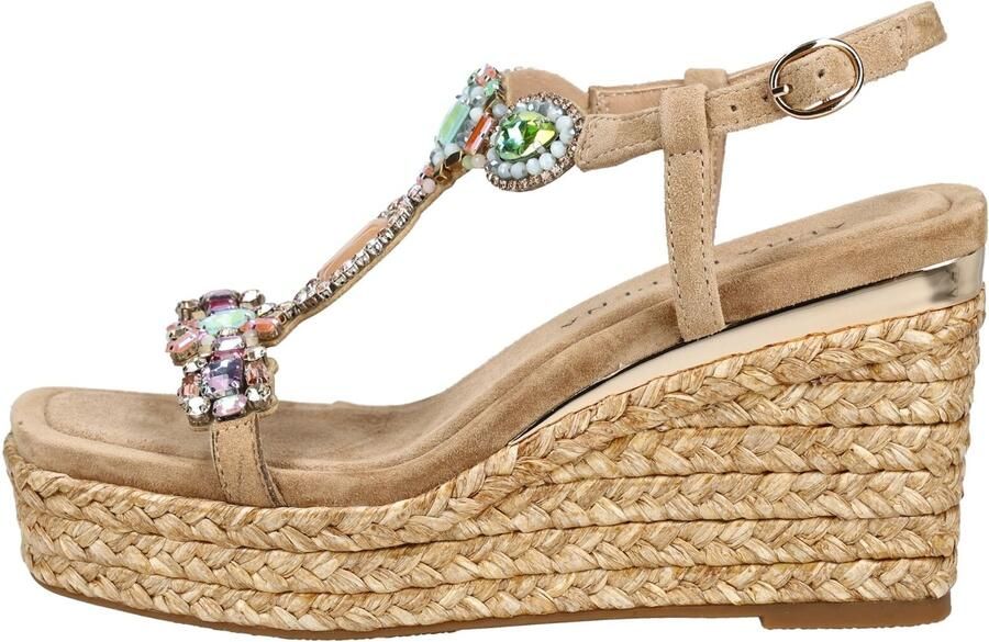Alma En Pena Sandalen met riem sand mintgroen lila rosa - Foto 6