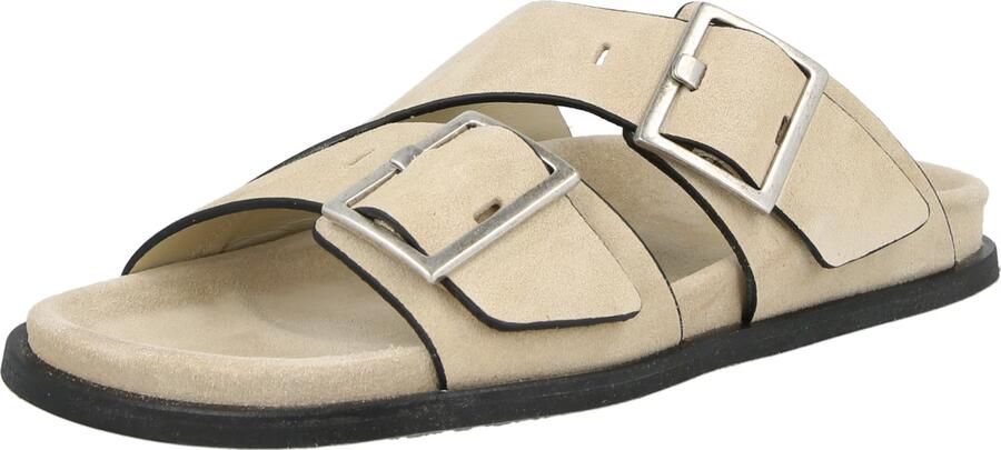 Alohas Beige Suède Leren Sandalen - Foto 2