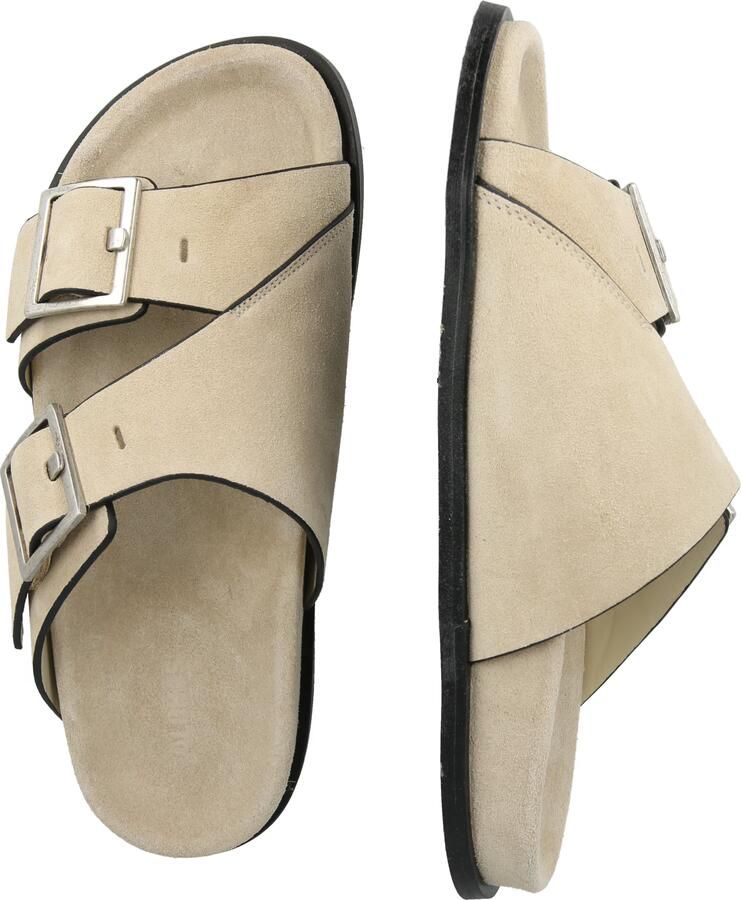 Alohas Beige Suède Leren Sandalen - Foto 3