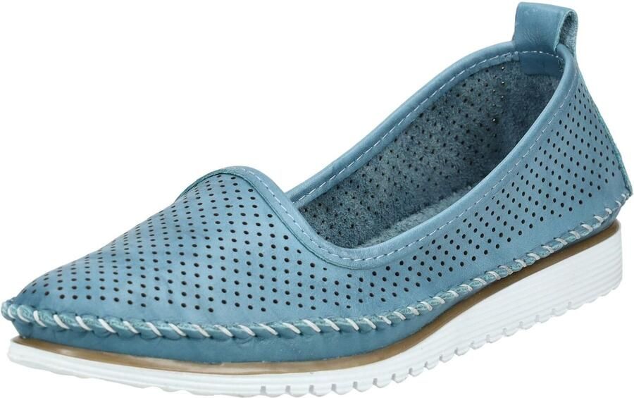ANDREA CONTI Ballerina blauw denim