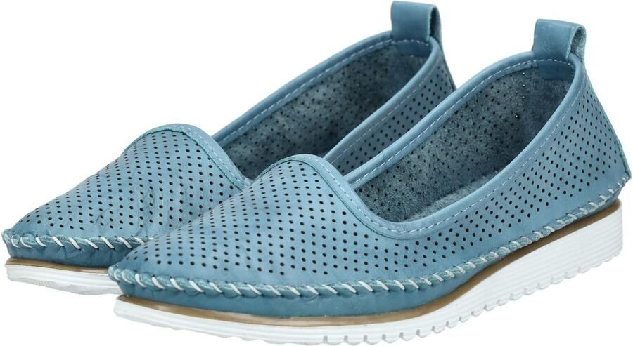 ANDREA CONTI Ballerina blauw denim - Foto 5