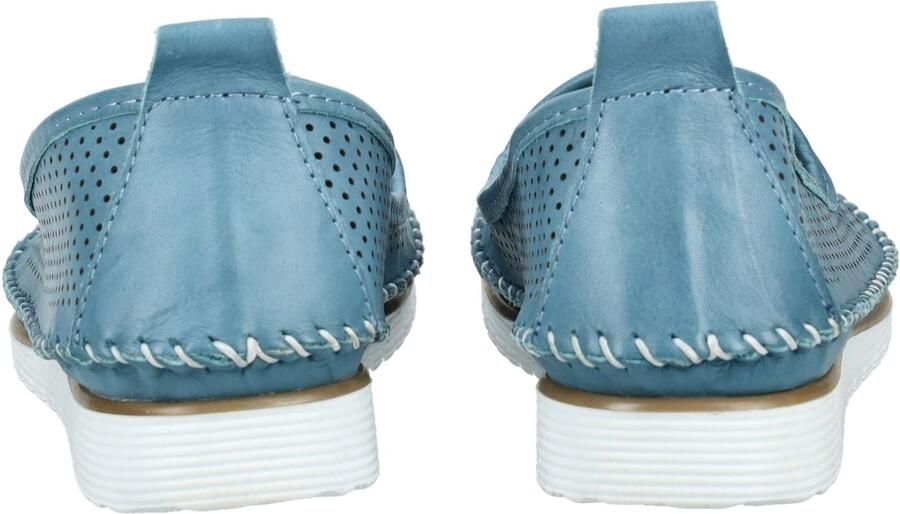 ANDREA CONTI Ballerina blauw denim - Foto 4